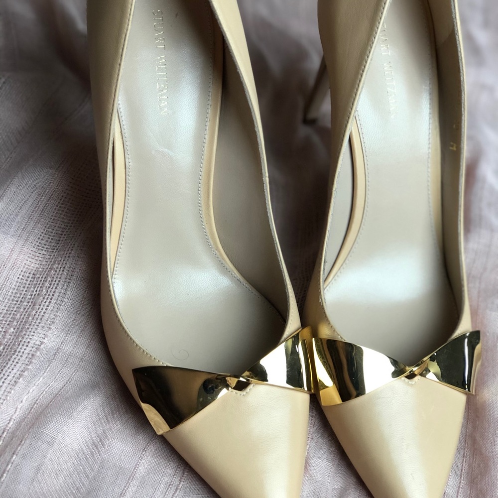 Stuart Weitzman Stanton Bow heel pump - Picture 3 of 8